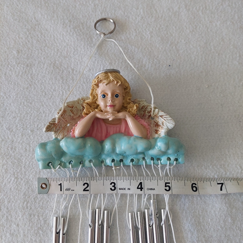 ANGEL Wind Chime with Silver Chimes NIB - Picture 6 of 8